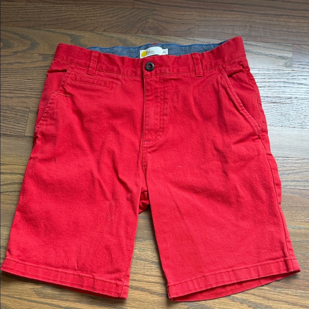 Boden Boys Red Shorts
